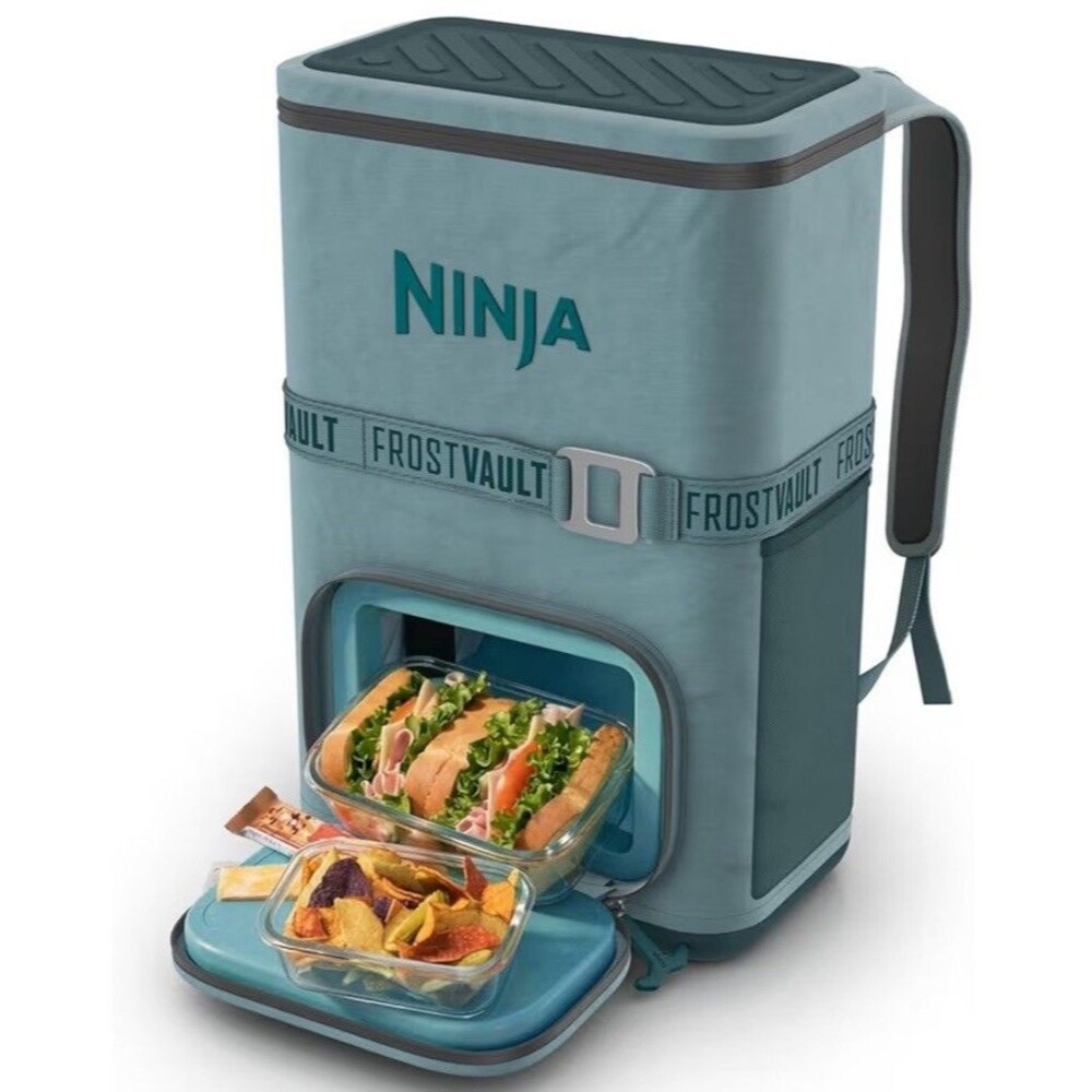 Ninja Outdoor FrostVault Go 24 Can Backpack Soft Cooler Halocline Green FF124TL